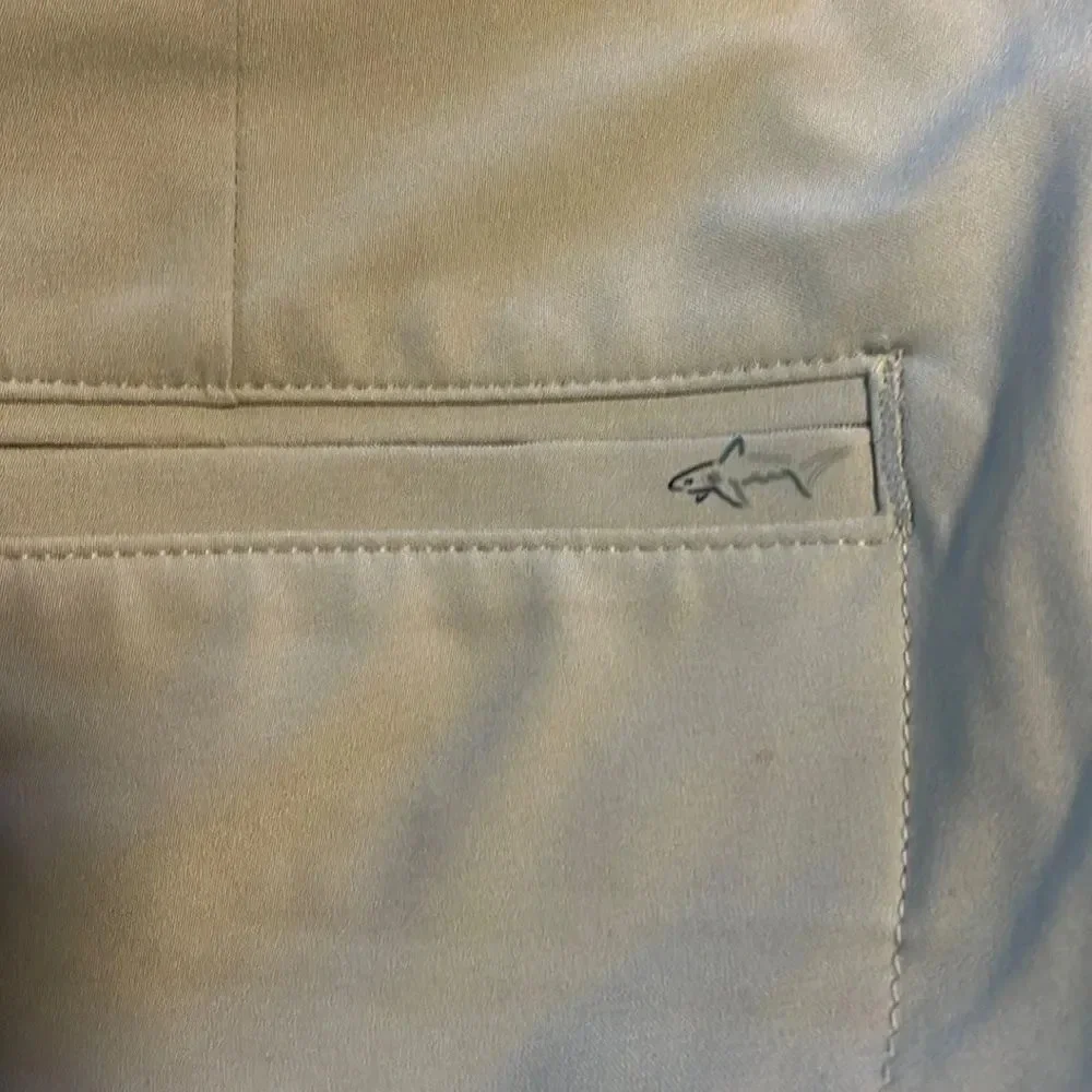 Greg Norman ultimate five pocket pant Cream